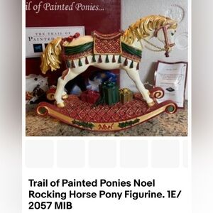 Trail of Painted Ponies Noel Rocking Horse Figurine